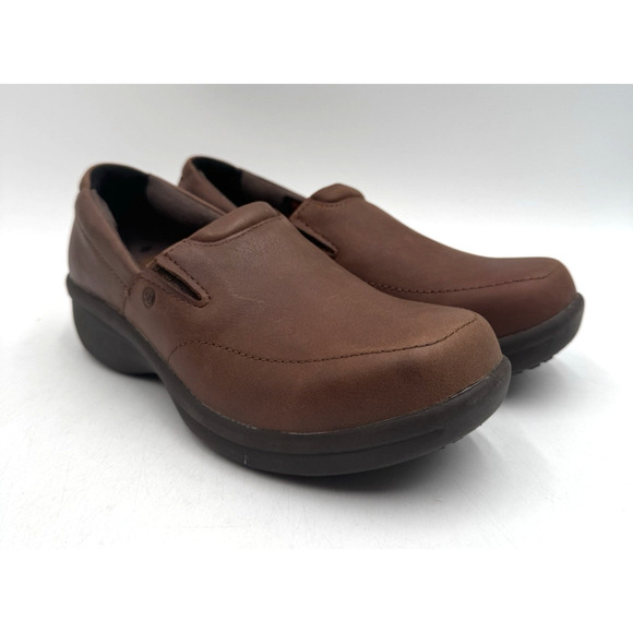 NWD Red Wing WORX Women's Slip On Work Shoe Brown US Size 6 Wide NIB - Picture 1 of 12